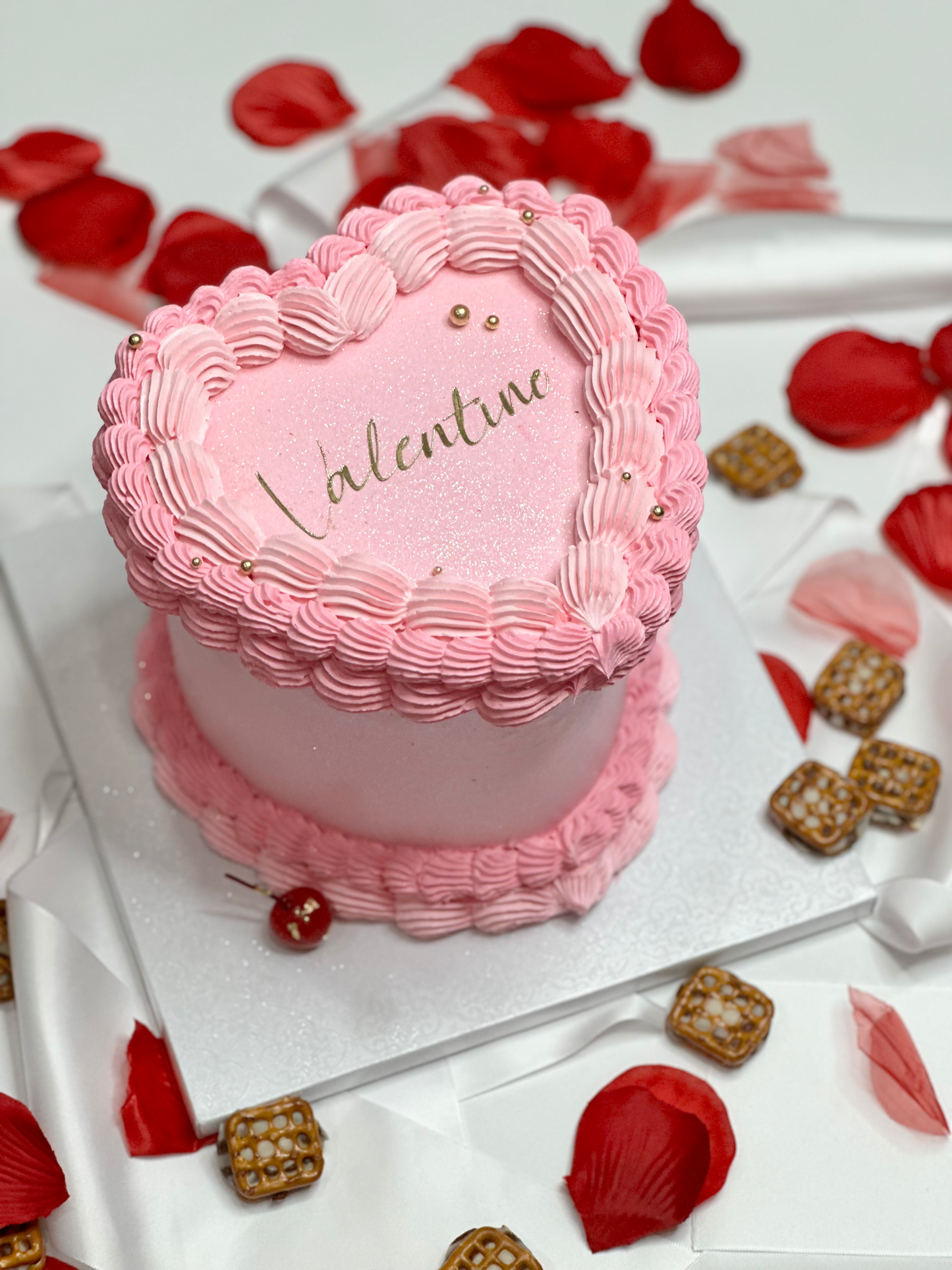 Valentines Day Heart Cake